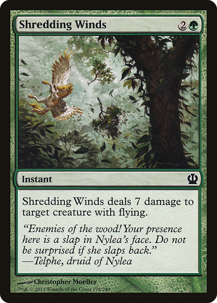 Shredding Winds (THS-178) - Theros Foil