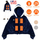 Wearable Heated Blanket with 8 Heating Zones and 3 Temp Levels