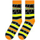 Back to the Future "Stripes" Men's Crew Folded Socks (Size 8-12)