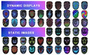 LED Gesture Mask 50 Patterns