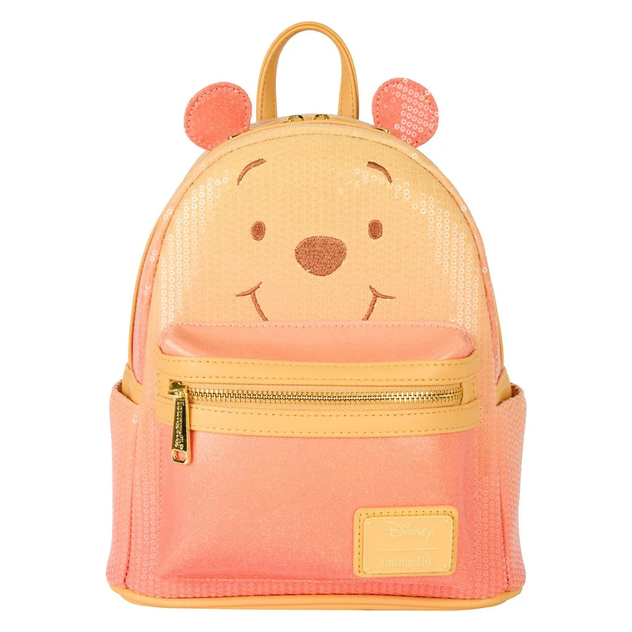 Loungefly Disney Winnie The Pooh Sequin Glitter Mini Backpack