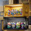 Container Design Blind Box Display Case with LED Light