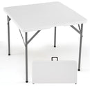 34 Inch Square Folding Card Table with Carrying Handle