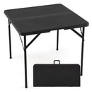 34 Inch Square Folding Card Table with Carrying Handle