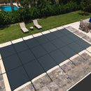 34 x 18 Feet Safety Pool Cover Fits 32 x16 Feet Inground Swimming Pools