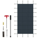 34 x 18 Feet Safety Pool Cover Fits 32 x16 Feet Inground Swimming Pools
