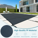 34 x 18 Feet Safety Pool Cover Fits 32 x16 Feet Inground Swimming Pools