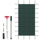 34 x 18 Feet Safety Pool Cover Fits 32 x16 Feet Inground Swimming Pools