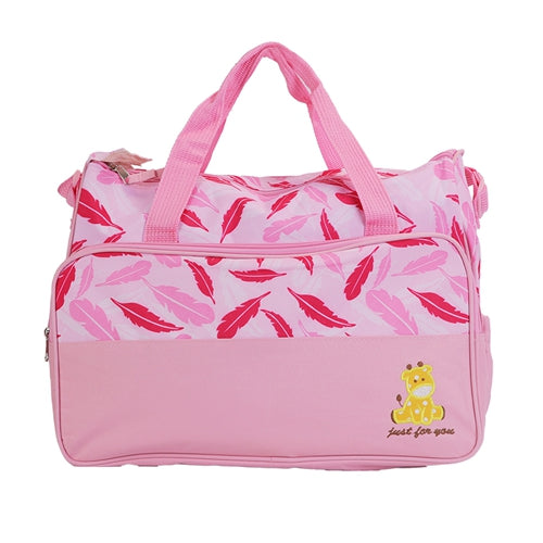 5PCS Baby Diaper Bag Set, Multifunctional Mummy Handbags with Diaper Pad, Food Bag, Bottle Bag, Travel Tote for Mom & Dad