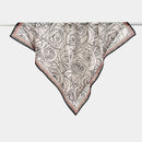 Versatile Printed Thin Square Scarf