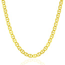 5.5mm 10k Yellow Gold Mariner Link Chain