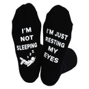 Creative Foot Letter Non-slip Knee-high Sports Socks