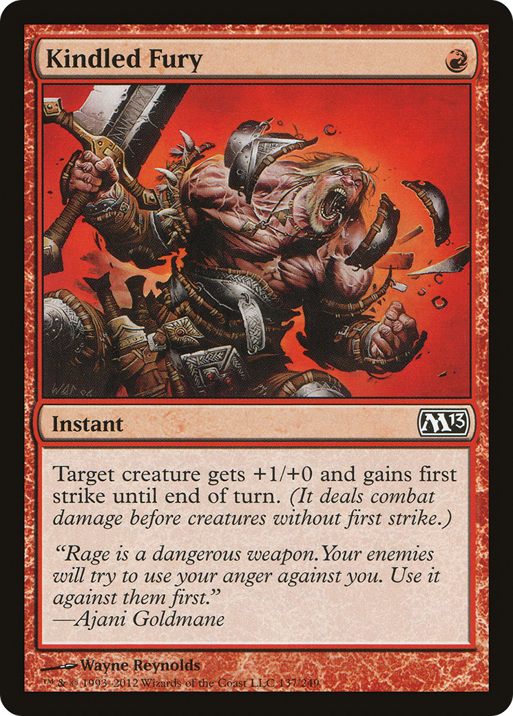 Kindled Fury (M13-137) - Magic 2013