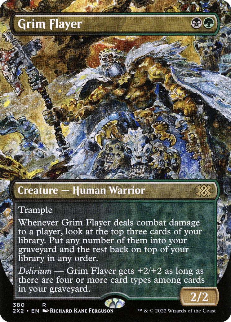 Grim Flayer (2X2-380) - Double Masters 2022 (Borderless) Foil