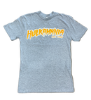 Gray Orange/White Hulkamania Adult T-Shirt