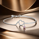 925 Sterling Silver Bracelet 19cm for Women