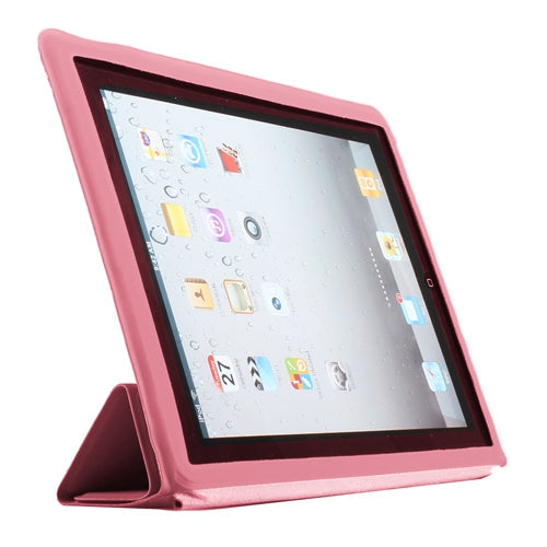 iPad 2 Smart Cover – PU Leather Magnetic Case (Blue & Pink)