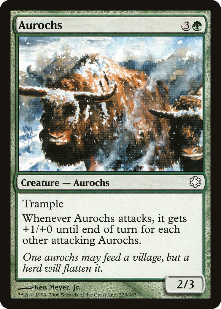 Aurochs (CTD-225) - Coldsnap Theme Decks
