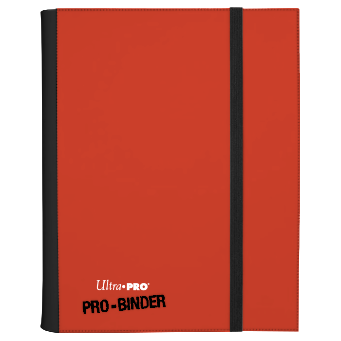 Ultra PRO: Flip PRO Binder 4-Pocket Side-Loading (Red / White)