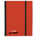 Ultra PRO: Flip PRO Binder 4-Pocket Side-Loading (Red / White)