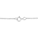 .925 Sterling Silver Prong-Set Diamond Accent Heart Emblemed 18" Pendant Necklace (I-J Color, I1-I2 Clarity)