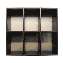 GRAIL KUBBIE BLACK (3x2) - In Box Display Case for Funko Pops in Acrylic Pop Shield Armor (Cardboard)