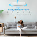 36000 BTU 2 Zone 19 SEER2 Mini Split AC with Heat Pump