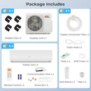 36000 BTU 2 Zone 19 SEER2 Mini Split AC with Heat Pump