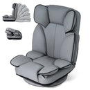360 Degree Swivel Floor Gaming Chair with 6-Position Adjustable Backrest and Sponge Filling