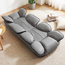360 Degree Swivel Floor Gaming Chair with 6-Position Adjustable Backrest and Sponge Filling