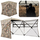 360° One Way See Through Hunting Blind Ground Blind with Portable Carrying Bag