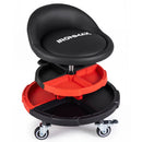 Rolling Mechanic Stool with Adjustable Height & Tool Trays