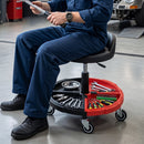 Rolling Mechanic Stool with Adjustable Height & Tool Tray