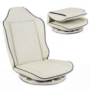 360° Swivel Floor Gaming Chair with Adjustable Backrest