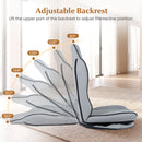 360° Swivel Floor Gaming Chair with Adjustable Backrest