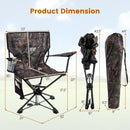 360¬∞ Swivel Hunting Chair Portable Foldable Hunting Chair Set of 2-Camo