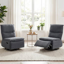 360° Swivel Rocking Chair with Cushioned Back for Living Room