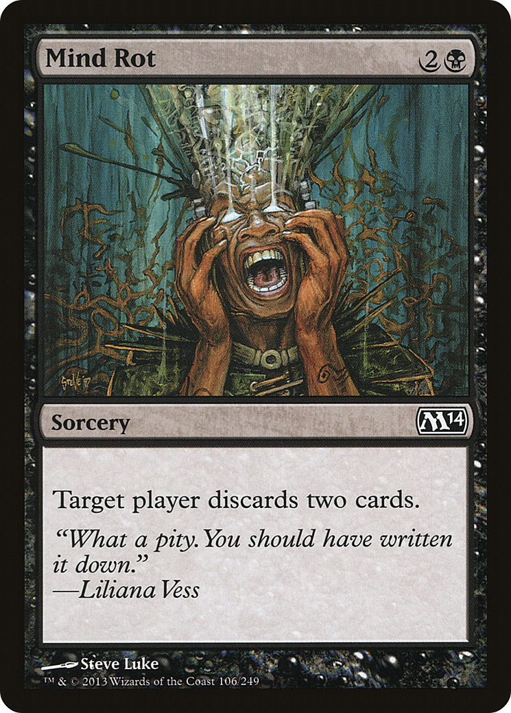 Mind Rot (M14-106) - Magic 2014 Foil