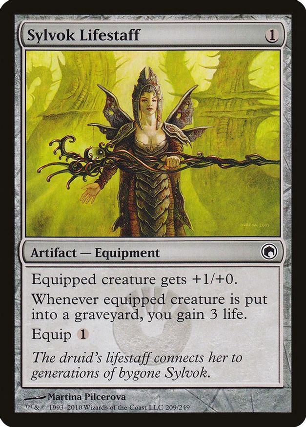 Sylvok Lifestaff | 209 | Scars of Mirrodin