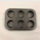 DIY Baking Tools 6 Cup Non Stick Round Cake Mold