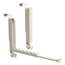 2Pcs Over The Door Hanger Hooks For Clothes Foldable Clothes Drying Rack For Laundry Coats Towels Portable Clothing Hanger Hook For 1.81In Thickness D