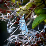 Mourning Cloak Chrysalis Enamel Pin