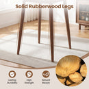 Counter Height Bar Table 36" with Solid Rubberwood Legs