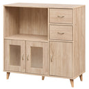 36 Inch Sideboard Buffet Cabinet with Open Compartment