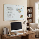36 x 24 Inches Glass Whiteboard with Eraser and Removable Tray