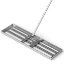 36 x 10 Inch Lawn Leveling Rake with Ergonomic Handle