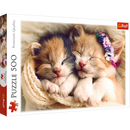 500 Piece Jigsaw Puzzles, Sleeping Kittens, Baby Animals, Pets, Cats, Adult Puzzles, Trefl 37271