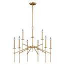 VAXCEL H0180 Kedzie 9L Chandelier Brass