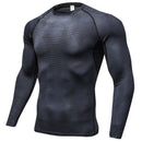 Men's Sports Long Sleeve 3D Print Workout Shirt