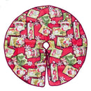 Christmas Tree Skirt Decorations Gift Scene Decor